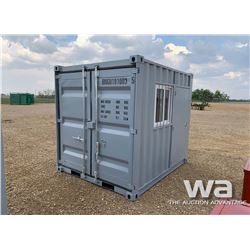 9 FT. STEEL STORAGE CONTAINER