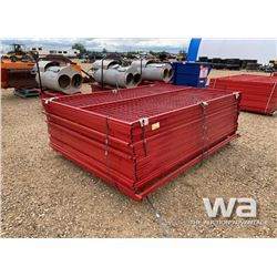 (30) 6 X 8 FT. SAFETY FENCE