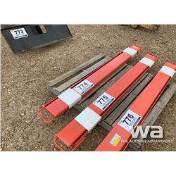 72'' FORKLIFT EXTENSIONS