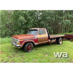 1979 FORD F350 FLATBED TRUCK