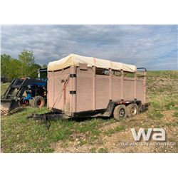 1992 U-BILT T/A STOCK TRAILER