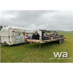 GOOSENECK FLATDECK TRIDEM TRAILER