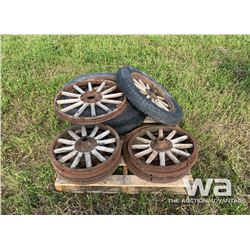 (5) MODEL A TIRES & RIMS
