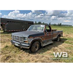1985 FORD F150 PICKUP