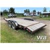 Image 4 : 2013 H & W T/A FLATDECK TRAILER