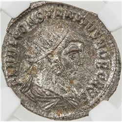 ROMAN EMPIRE: Constantius I, as caesar, 293-306, AE antoniinianus (3.78g), Antioch (293-294). NGC MS