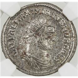 ROMAN EMPIRE: Galerius, as caesar, 293-305, BI antoniinianus (4.44g), Ticinum (293-294). NGC MS