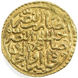 OTTOMAN EMPIRE: Suleyman I, 1520-1566, AV sultani (3.50g), Kostantiniye, AH926. VF-EF