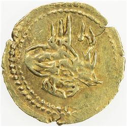 EGYPT: Mahmud II, 1808-1839, AV 1/4 mahbub (0.40g), Misr, AH1223 year 16
