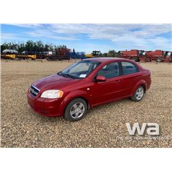 2008 CHEVROLET AVEO LS 4-DOOR CAR
