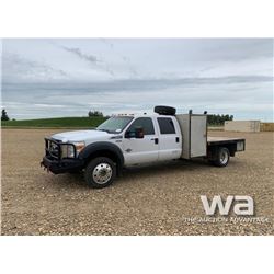 2011 FORD F550 CREW CAB SERVICE TRUCK