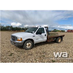 1999 FORD F350 FLATDECK TRUCK