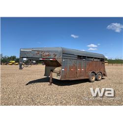 1999 BERGEN T/A 5TH WHEEL STOCK TRAILER