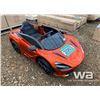 Image 2 : MC LAREN RIDE ON CAR