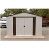 Image 1 : UN-USED 8 X 11 FT. STEEL STORAGE SHED