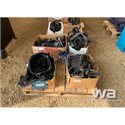 UN-USED BRIDLES, BACK PAD