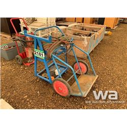 CUTTING TORCH CART & HOSE