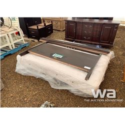 DOUBLE BED WITH FRAME & HEAD BOARD