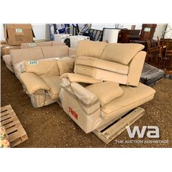 LEATHER SECTIONAL