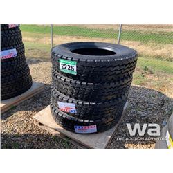 (4) 11R24.5 KAPSEN TRUCK TIRES