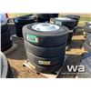 Image 1 : (4) 11R24.5 GRIZZLY TIRES & RIMS