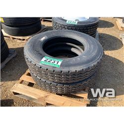 (2) FIRESTONE T814 11R24.5 TRUCK TIRES