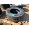 Image 1 : (2) FIRESTONE T814 11R24.5 TRUCK TIRES