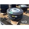 Image 1 : (2) GRIZZLY 11R24.5 TRUCK TIRES & RIMS