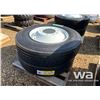 Image 2 : (2) GRIZZLY 11R24.5 TRUCK TIRES & RIMS