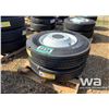 Image 1 : (2) GRIZZLY 11R24.5 TRUCK TIRES & RIMS