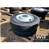 Image 2 : (2) GRIZZLY 11R24.5 TRUCK TIRES & RIMS