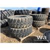 Image 2 : (4) GOODYEAR 20.5-25 LOADER TIRES