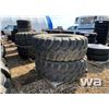 Image 3 : (4) GOODYEAR 20.5-25 LOADER TIRES