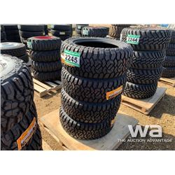 (4) GRIZZLY 33X12.5R20LT TRUCK TIRES