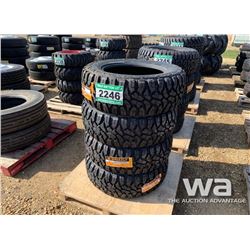 (4) GRIZZLY 35X12.5R20 TRUCK TIRES