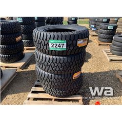 (4) GRIZZLY 35X12.5R20LT TRUCK TIRES