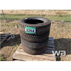 (4) CONTINENTAL 225/70R19.5 TIRES