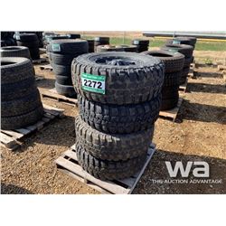 (4)  FUEL 35/12.5R17 RIMS