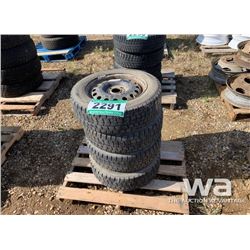 (4) DUNLOP WINTER MAXX 195/60R15 TIRES