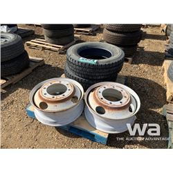 (2) MICHELIN 245/70R19.5 TIRES