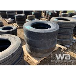 (4) MICHELIN 11R24.5 TRUCK TIRES