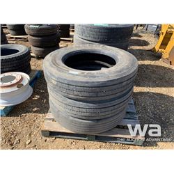 (3) GENERAL 11R24.5 TRUCK TIRES