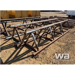 (3) 32" X 15 FT. PIPE RACKS