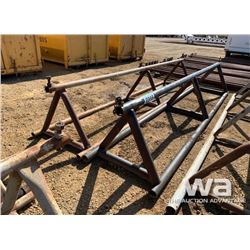 (2) 32" X 15 FT. PIPE RACKS