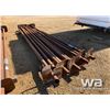 Image 2 : (9) 3 1/2" X 15 FT. SCREW PILES