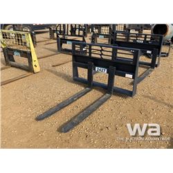 HEAVY DUTY SKID STEER 48" PALLET FORKS