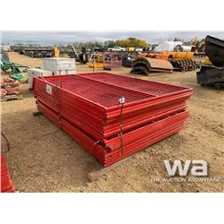SET OF CONSTRUCTION FENCE