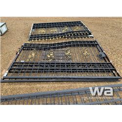 20 FT. HD BI-PARTING WROUGHT IRON DRIVEWAY GATES
