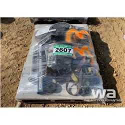 (#33) THREADING DIES ½, ¾, 1- , CHAIN VISE