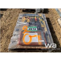 (#25) 1 SET-  3/8 TO 1-1/4" HOLE SAW KIT